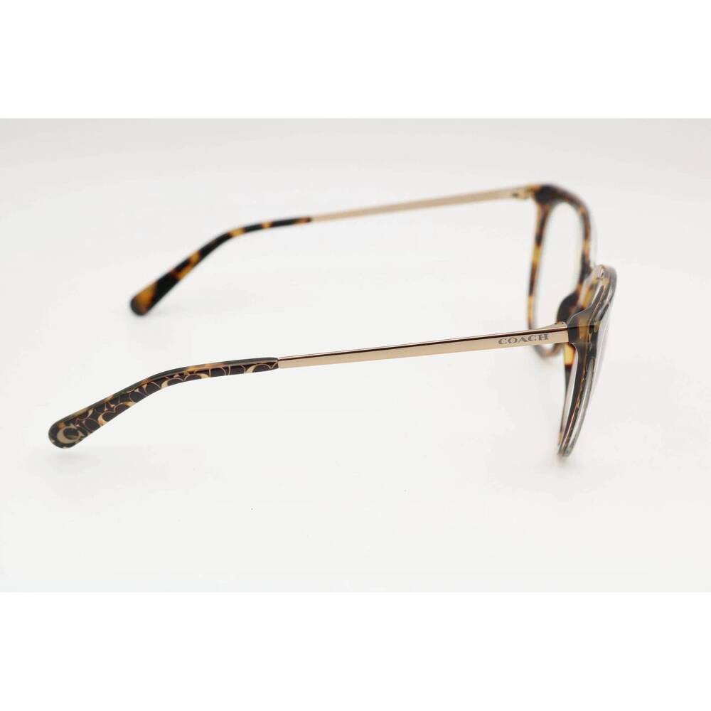 NEW COACH women's hc6125 round eyeglasses in brown gold - Picture 2 of 4